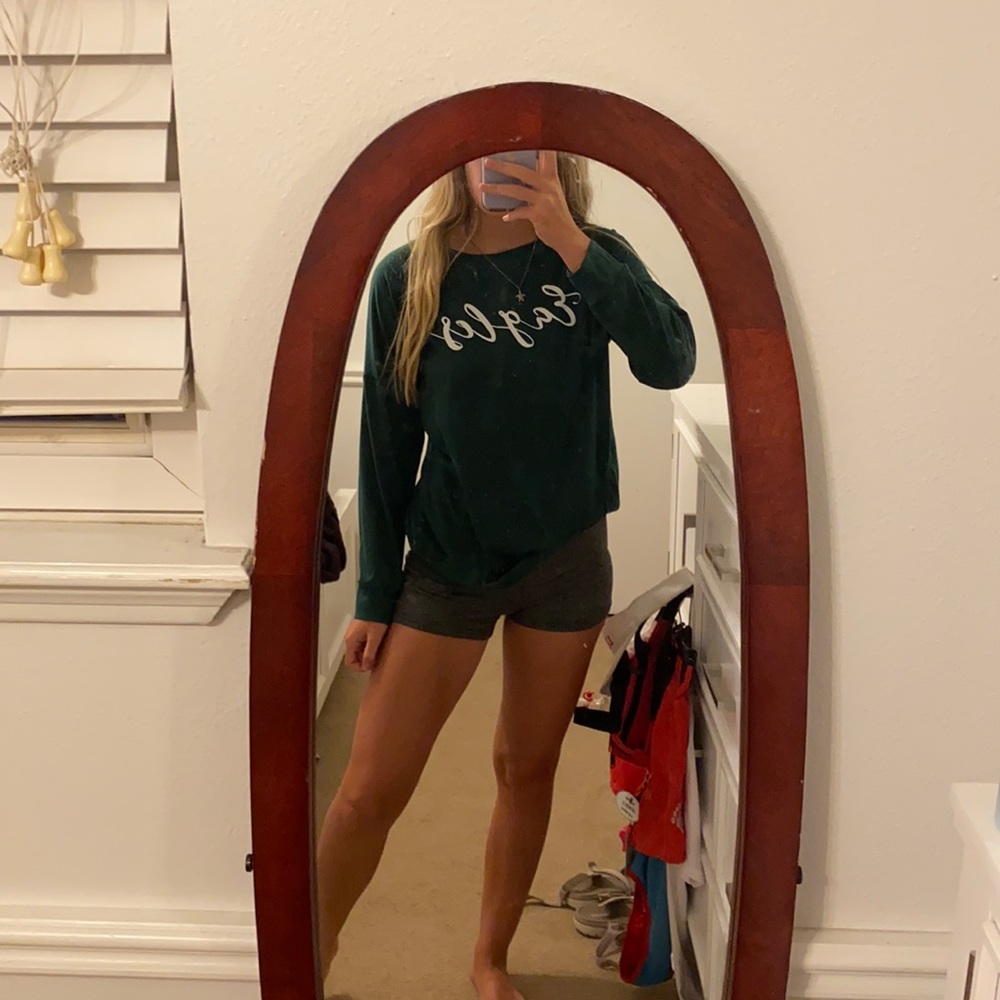 Size:small color:emerald green and white brand:N/A